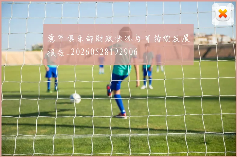 意甲俱乐部财政状况与可持续发展报告_20260528192906